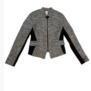 Tristan Black and White Tweed Blazer